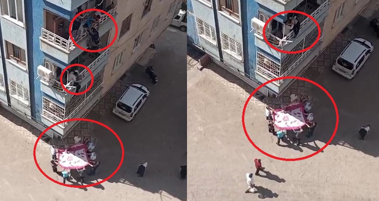 diyarbakirda korku dolu anlar dusme tehlikesi geciren down sendromlu cocugu komsusu kurtardi gGt7ZEYn