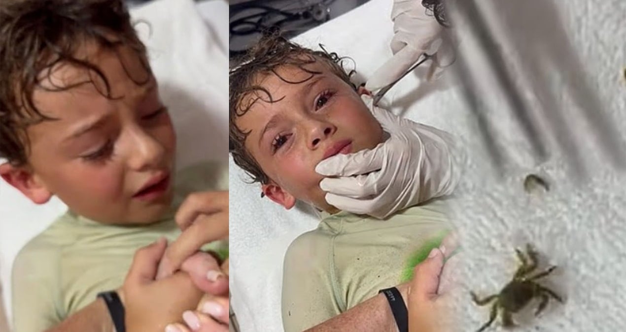 tatil keyfi k busa dondu cocugun kulagindan cikan soke etti hala canliydi QHCOEMN9