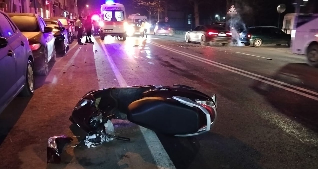 Odunpazarı’nda motosiklet – otomobil çarpıştı: Sürücü hayatını kaybetti