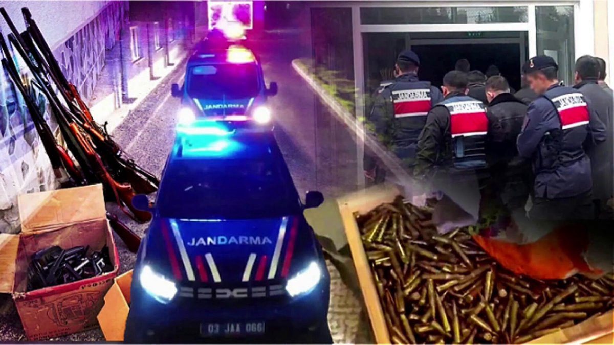14 şehirde silah kaçakçılığı operasyonu: 202 gözaltı